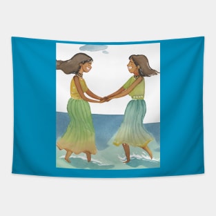 Fall in love in the abc islands Tapestry