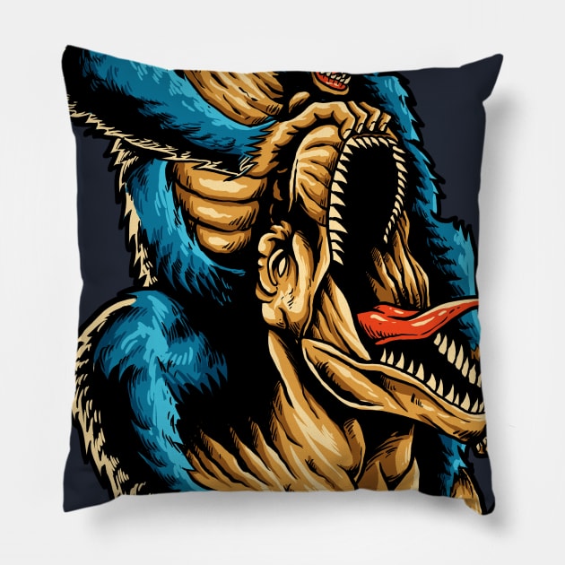 King Kong Pillow by mrgeek