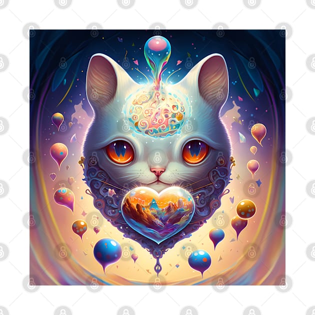 Mystic Cat by Trippy Visuals