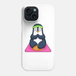 Penguin Yoga Fitness Meditation Phone Case