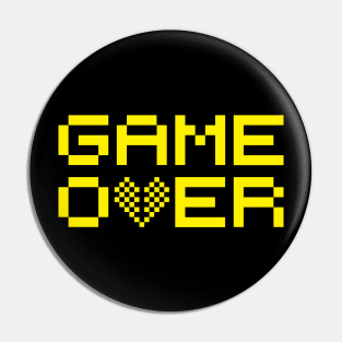 Game over Pin