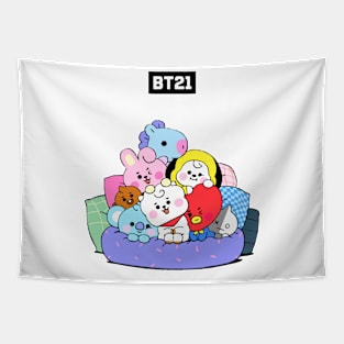 bt21 bts exclusive design 5 Tapestry