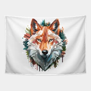 Alpha Wolf Animal World Wildlife Beauty Discovery Tapestry