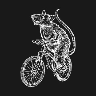 SEEMBO Rat Cycling Bicycle Cyclist Riding Bicycling Bike T-Shirt