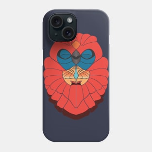 Praying Owl in Red Phone Case