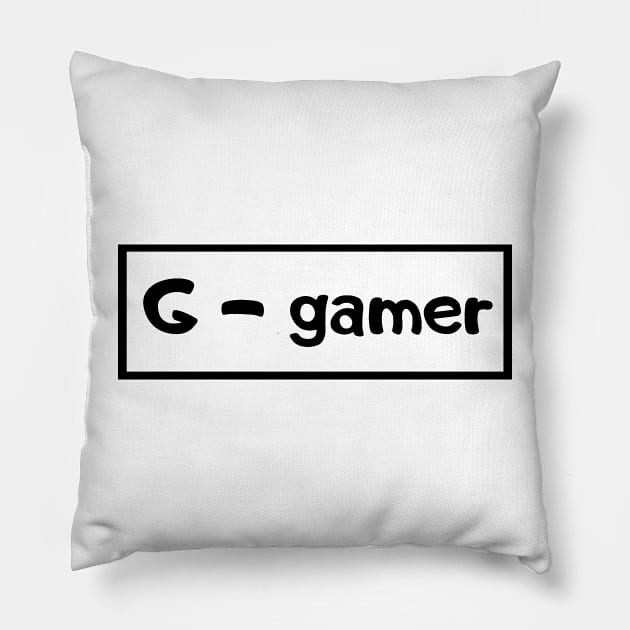 Gamer Pillow by WordsGames