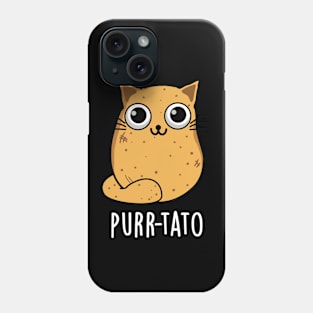 Purr-tato Funny Cat Potato Pun Phone Case