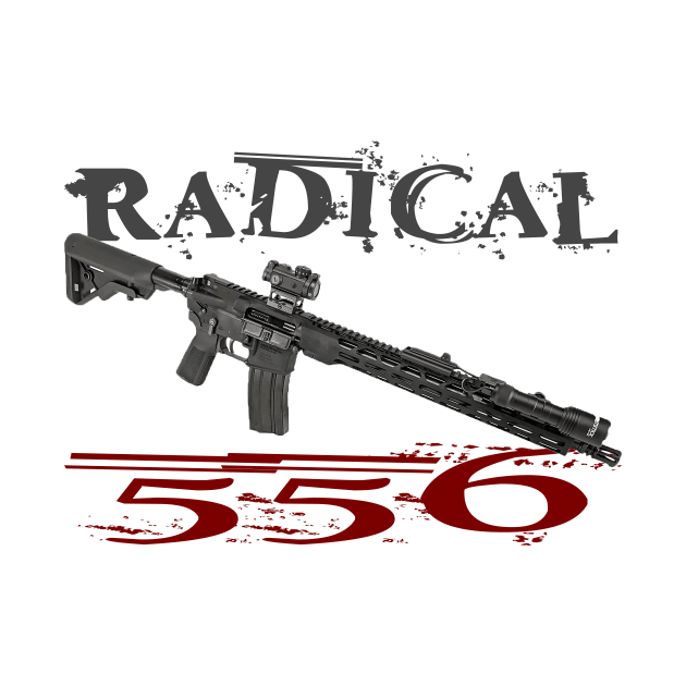 AR15 Rifle Radical 556 by Aim For The Face