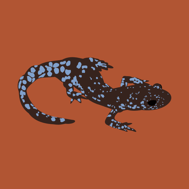 Blue Spotted Salamander by stargatedalek