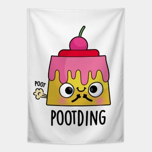 Poot-ding Funny Pudding Fart Pun Tapestry