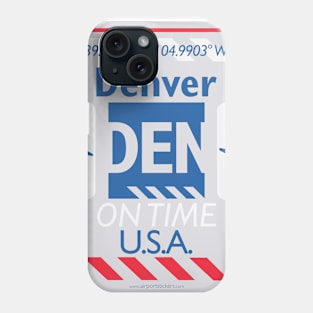 DEN aviation code Phone Case