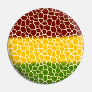 Animal Skin with African Color Style Pin