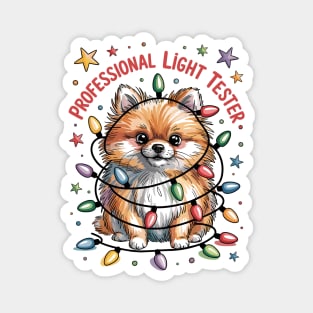 Pomeranian-Christmas-Dogs Magnet
