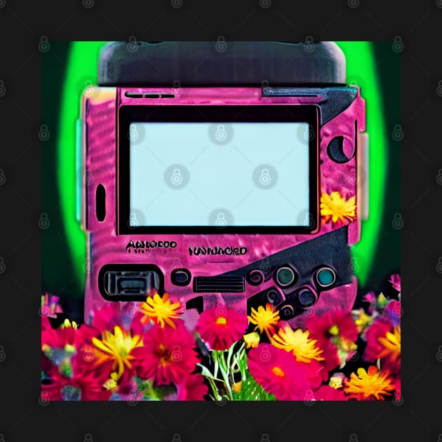 Gameboy and flowers by DESIGNWELTS