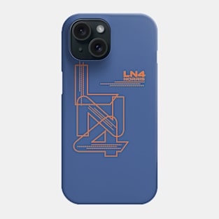 Lando Norris LN4 Grand Prix Formula 1 Racing F1 Driver Phone Case