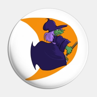 Halloween Witch Pin