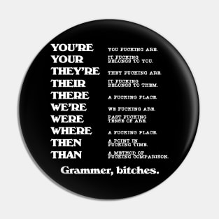 Grammar, Bitches ))(( Correct F*cking Contractions Pin