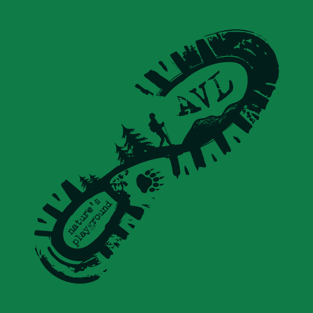 AVL Hiker - Nature's Playground - DO Teal 24 by AVL Merch