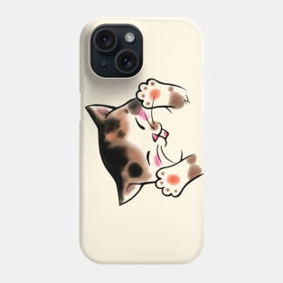 Healthy hands cat Phone Case