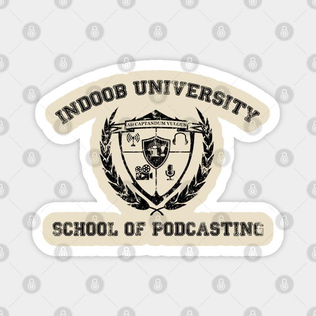 IU: School of Podcasting (black screen) Magnet by tsterling