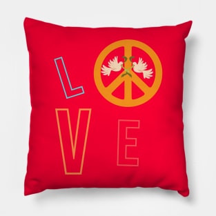 LOVE AND PEACE Pillow