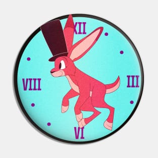 Hopper the Clock Creature Pin