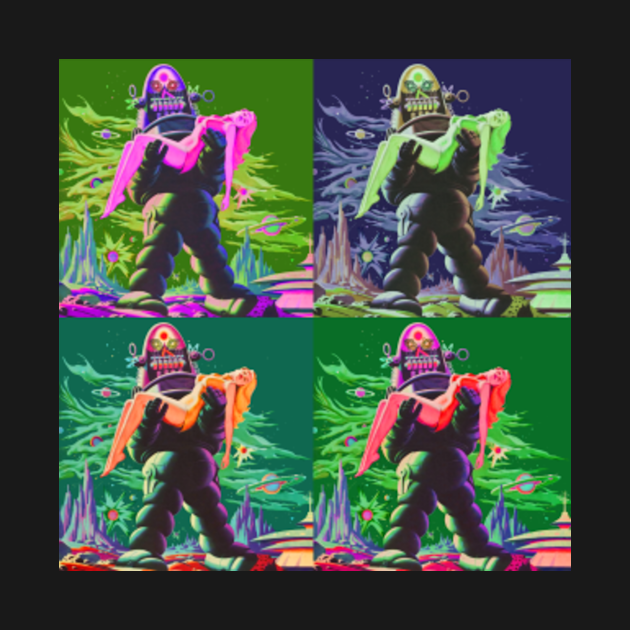 robby the robot t shirt