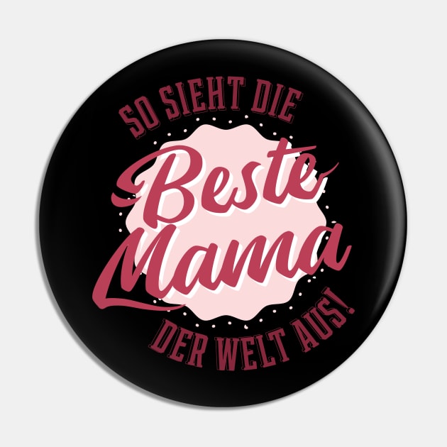 Beste Mama Shirt Pin by A&P