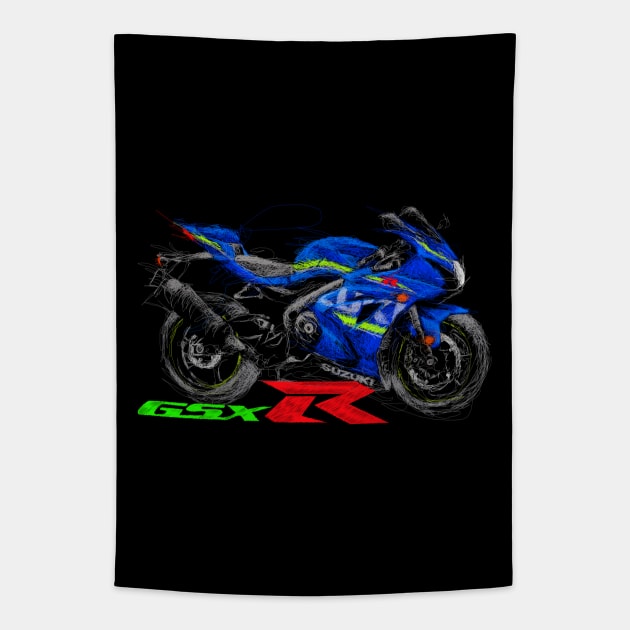 GSX R1000 Tapestry by TwoLinerDesign