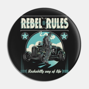 Rebel Rules Pin