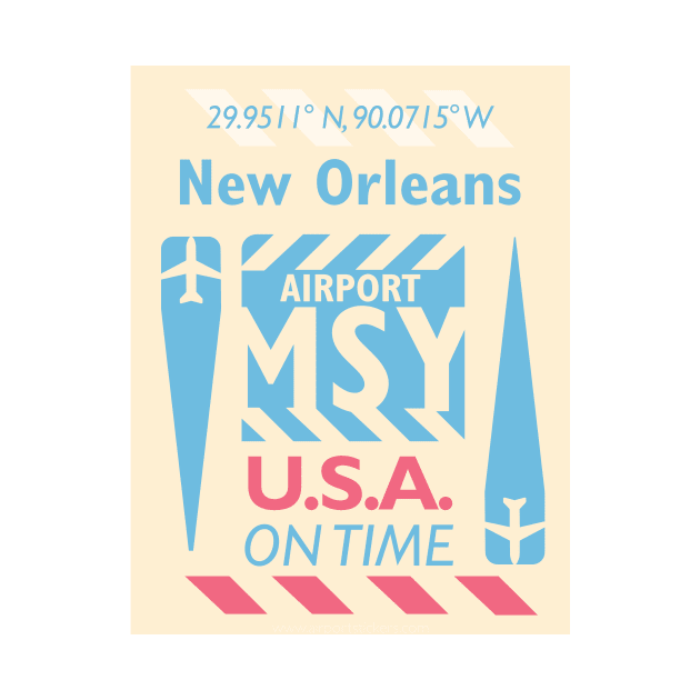 MSY New Orleans airport code design 270921 by Woohoo