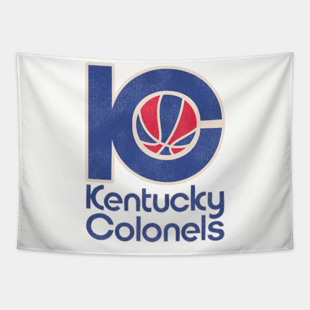 Retro Defunct Kentucky Colonels Basketball Team Tapestry by darklordpug