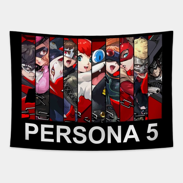 Persona 5 Strikers all member - 2 Tapestry by Leonard