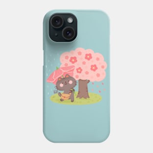 Hanami Sakura Cat Phone Case