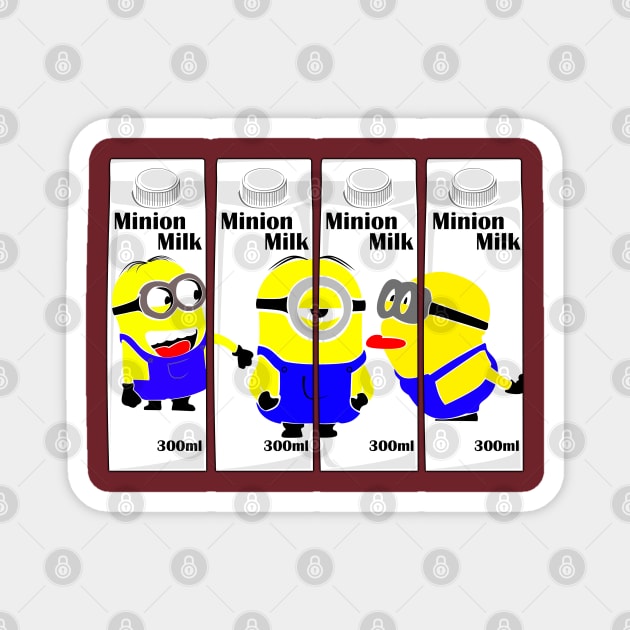 New minion milk bottle design Magnet by INDONESIA68