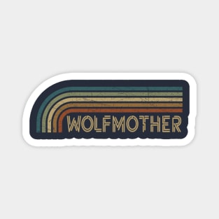 Wolfmother Retro Stripes Magnet