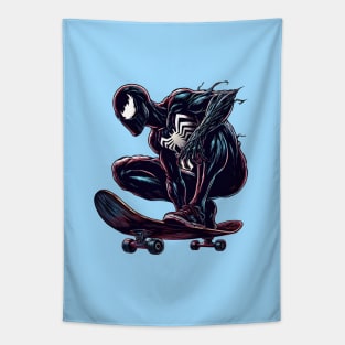 Unleash the Edge: Captivating Anti-Hero Skateboard Art Prints for a Modern and Rebellious Ride! Tapestry