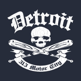 Detroit 313 Motor City (vintage distressed look) T-Shirt