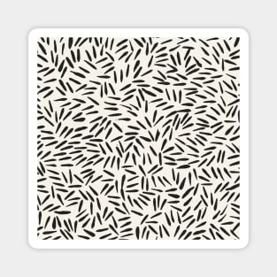 Minimalist Texture on Ivory Magnet