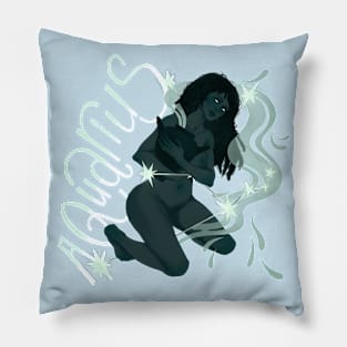 Astrology Aquarius Season Pillow