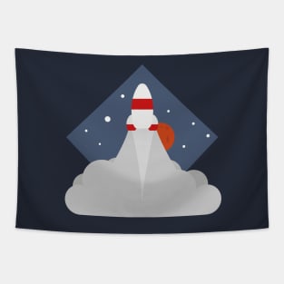 Rocket Launch Tapestry