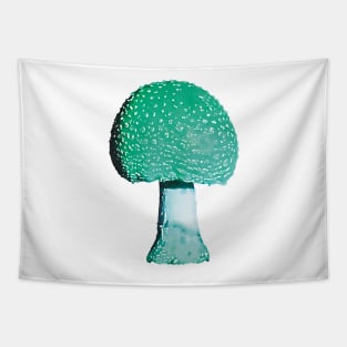 Blue-Green Mushroom Amanita Tapestry