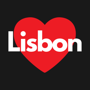 Love Lisbon (Lisboa, with Heart) T-Shirt