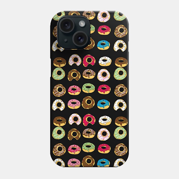 Cute Donut Pattern Phone Case by trendybestgift