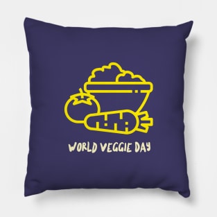 World Veggie Day Pillow