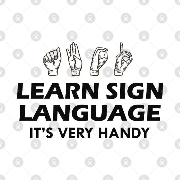 Sign Language - Learn sign language it's very handy by KC Happy Shop