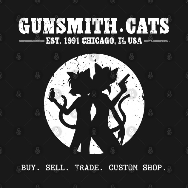 Gunsmith Cats Shop - wht by CCDesign