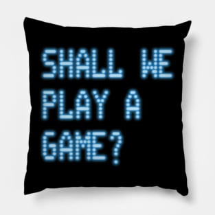 War Games – Shall We Play a Game? (Stacked Layout) Pillow