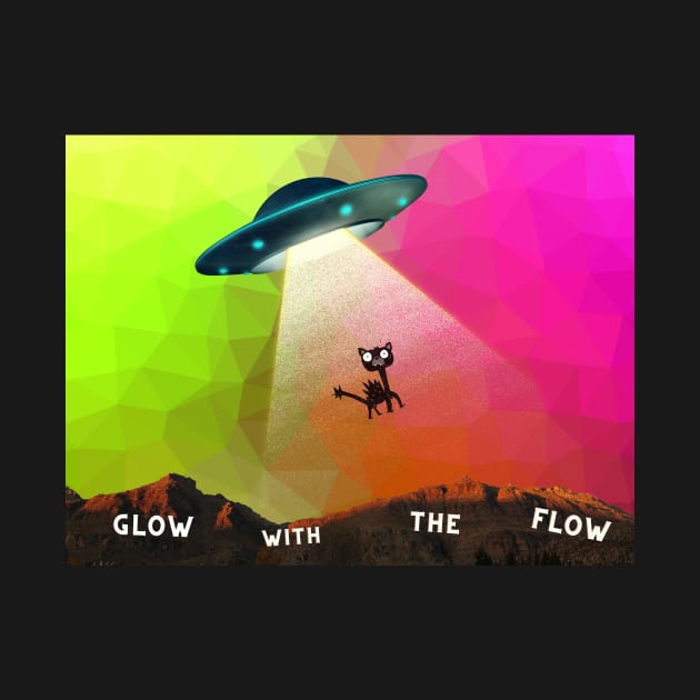 Glow With The Flow Kitty Cat by MinnieWilks