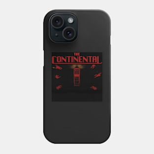 continental series john wick world graphic design illustration Phone Case